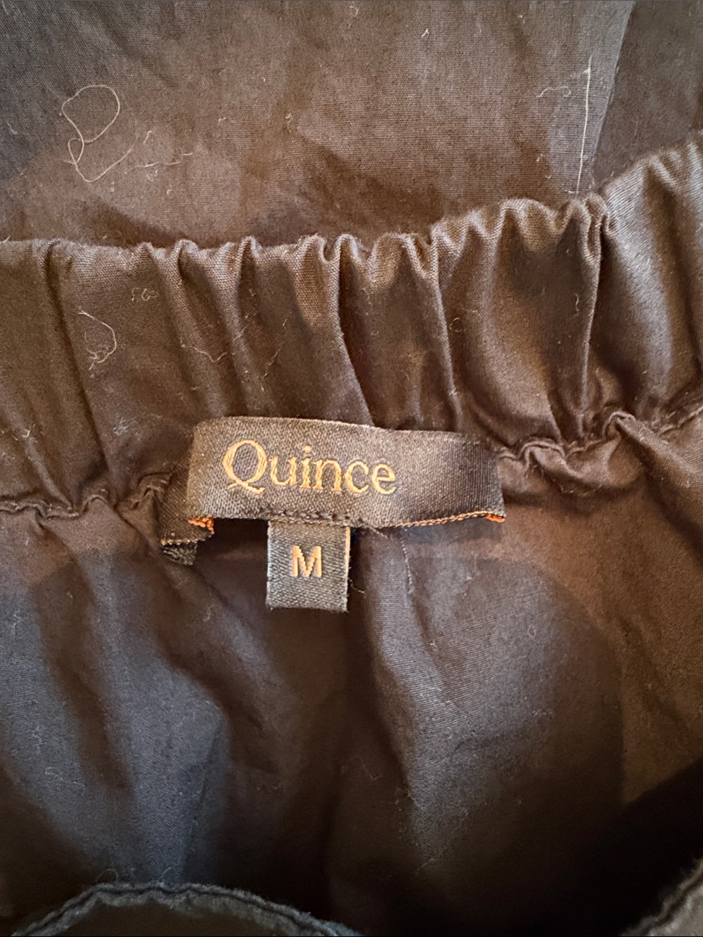 Quince Black Tiered Midi Skirt with Lace Trim - Picture 6 of 11